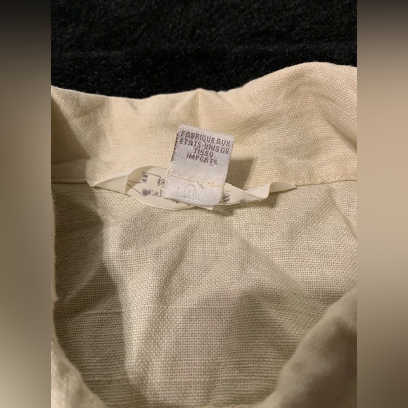 Vintage Compagnie Internationale EXPRESS Women’s Khaki S Full Button Blazer NWOT - Picture 11 of 13